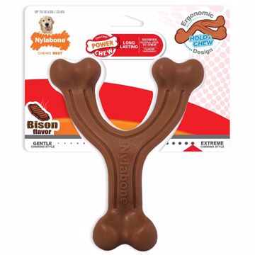 Picture of GIANT POWER CHEW WISHBONE BISON FLAVOR