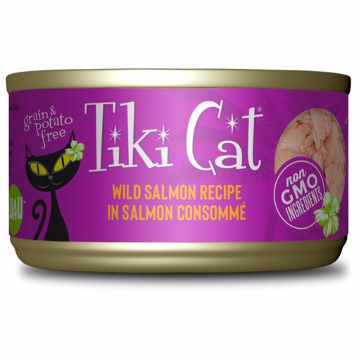 Picture of 12/2.8 OZ. TIKI CAT HANALEI LUAU - SALMON