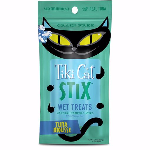 Picture of 12/3 OZ. TIKI CAT STIX TREATS 6 CT. POUCH - TUNA MOUSSE