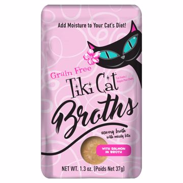 Picture of 12/1.3 OZ. TIKI CAT SALMON BROTH - POUCH