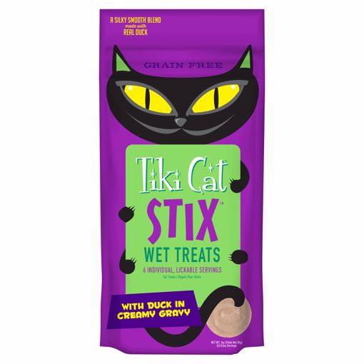 Picture of 12/3 OZ. TIKI CAT STIX TREATS 6 CT. POUCH - DUCK MOUSSE