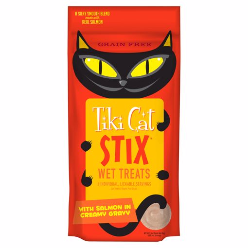 Picture of 12/3 OZ. TIKI CAT STIX TREATS 6 CT. POUCH - SALMON MOUSSE