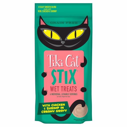 Picture of 12/3 OZ. TIKI CAT STIX TREATS 6 CT. POUCH - SHRIMP & CHICKEN