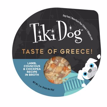 Picture of 4/3 OZ. TIKI DOG TASTE OF GREECE - LAMB COUSCOUS & CHICKPEA