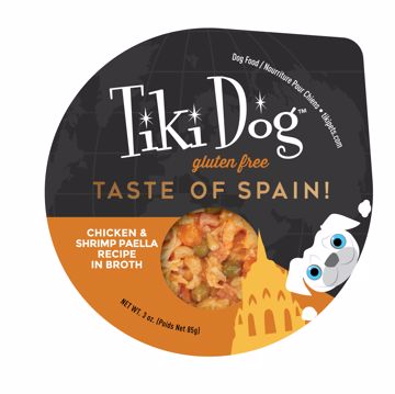 Picture of 4/3 OZ. TIKI DOG TASTE OF SPAIN - CHICKEN & PAELLA