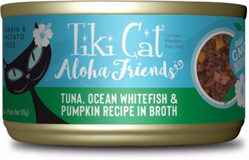 Picture of 12/3 OZ. TIKI CAT ALOHA FRIENDS - TUNA/OCN WHF/PUMPKIN CANS