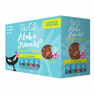 Picture of 12/3 OZ. TIKI CAT ALOHA FRIENDS - VARIETY PACK POUCHES