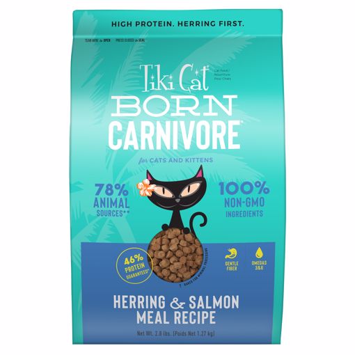 Picture of 2.8 LB. TIKI CAT BORN CARNIVORE LUAU - HERRING/SLMN NON-GMO