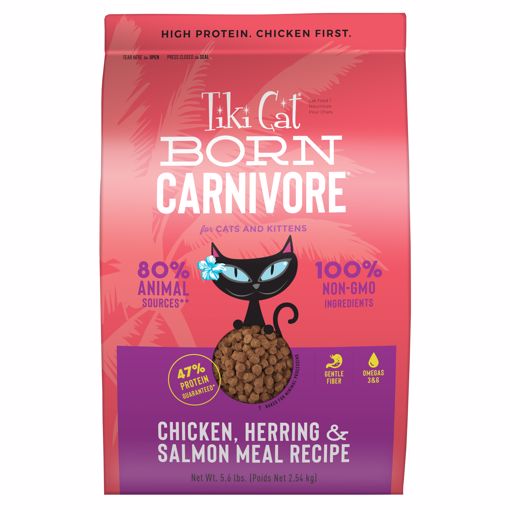 Picture of 5.6 LB. TIKI CAT BORN CARNIVORE LUAU - CHKN/HERRING NON-GMO