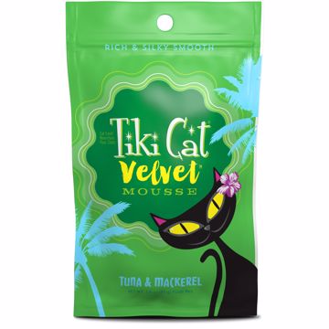 Picture of 12/2.8 OZ. TIKI CAT VELVET MOUSSE - TUNA/MACKERAL POUCHES