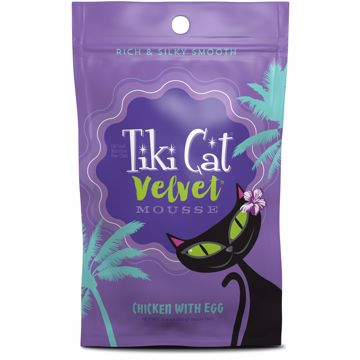 Picture of 12/2.8 OZ. TIKI CAT VELVET MOUSSE - CHICKEN/EGG POUCHES