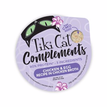 Picture of 8/2.1 OZ. TIKI CAT COMPLEMENTS CHICKEN & EGG