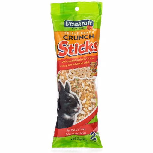 Picture of 3 OZ. CRUNCH STICKS - POPPED GRAINS  HONEY - RABBITS