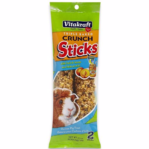 Picture of 3.5 OZ. CRUNCH STICKS - FRUIT  HONEY - GUINEA PIGS