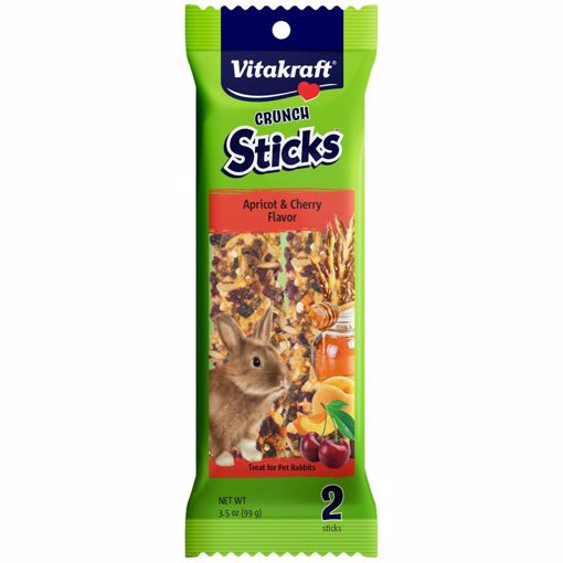 Picture of 3.5 OZ. CRUNCH STICKS - APRICOT  CHERRY FLAVOR -RABBITS