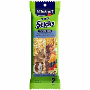 Picture of 3 OZ. CRUNCH STICKS - VARIETY PACK - RABBITS AND GUINEA PIGS