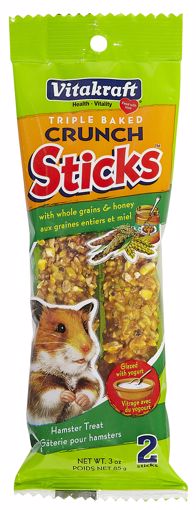 Picture of 3 OZ. CRUNCH STICKS - PEANUT  HONEY - HAMSTER