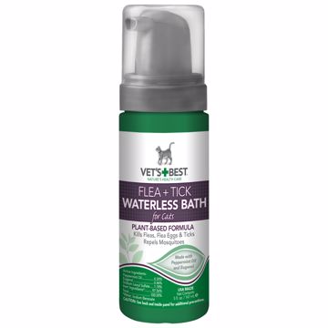 Picture of 5 OZ. FLEA  TICK WATERLESS BATH FOR CATS
