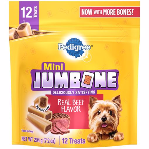 Picture of 8/7.62 OZ. JUMBONE MINI 12 CT. DOG SNACKS - BEEF