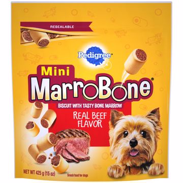 Picture of 4/15 OZ. MARROBONE MINI DOG SNACKS - BEEF