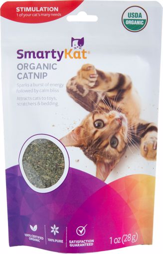 Picture of 1 OZ. SMARTYKAT CERTIFIED ORGANIC  CATNIP POUCH