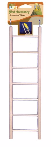 Picture of 3.25X12.25 IN. WOODEN BIRD LADDER - 7 STEP