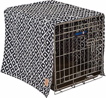 Picture of 24X19X18 IN. SNOOZY IKAT CRATE COVER - NAVY