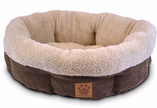 Picture of 21 IN. SHEARLING ROUND - COFFEE LIQUEUR CHENILLE