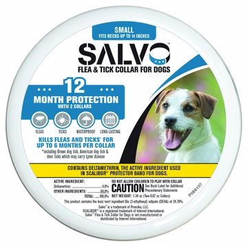 Picture of 2 CT. SALVO FLEA  TICK COLLAR - DOG (SMALL)