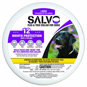 Picture of 2 CT. SALVO FLEA  TICK COLLAR - DOG (LARGE)
