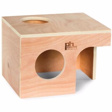 Picture of LG. WOOD GUINEA PIG HUT