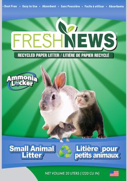 Picture of 20 L. FRESH NEWS SMALL ANIMAL PAPER LITTER