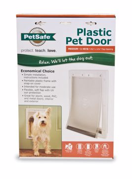 Picture of MED. PLASTIC PET DOOR - WHITE