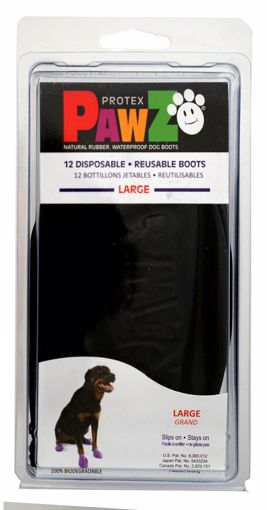 Picture of LG. DOG BOOTS - BLACK