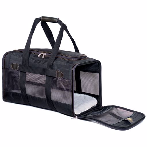 Picture of SM. SHERPA PET CARRIER ORIGINAL DELUXE - BLACK