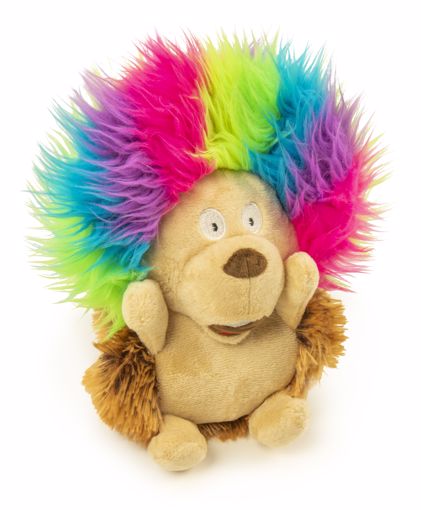 Picture of LG. GODOG SILENT SQUEAK HEDGEHOG CRAZY HAIR