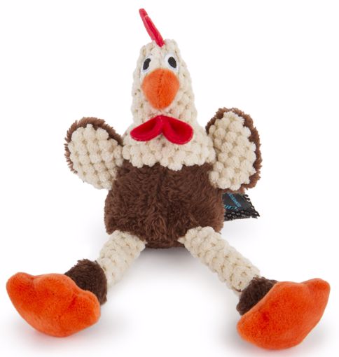 Picture of GODOG JUST FOR ME SKINNY BROWN ROOSTER W/CHEWGUARD