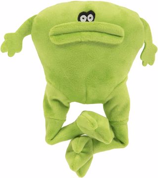 Picture of MED. GODOG ANIMATED SQUEAKER ACTION PLUSH - FROG