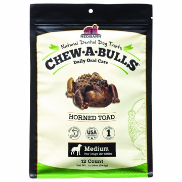 Picture of MED. CHEW-A-BULLS DENTAL - TOAD - 12 PK.