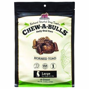 Picture of LG. CHEW-A-BULLS - TOAD - 6 PK.