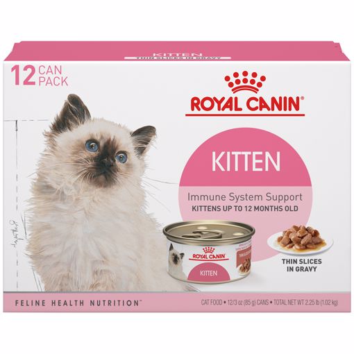 Picture of 4-12/3 OZ. FELINE HEALTH NUTR. KITTEN THIN SLICES IN GRAVY