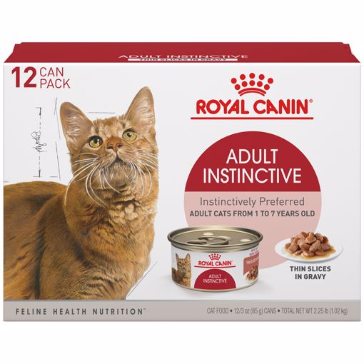 Picture of 4-12/3 OZ. FELINE HEALTH NUTR ADULT INSTINCTIVE THIN SL GRV