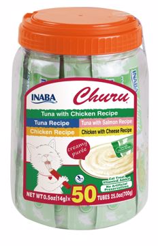 Picture of 50/.5 OZ. CHURU TUNA & CHICKEN - VARIETY TUB