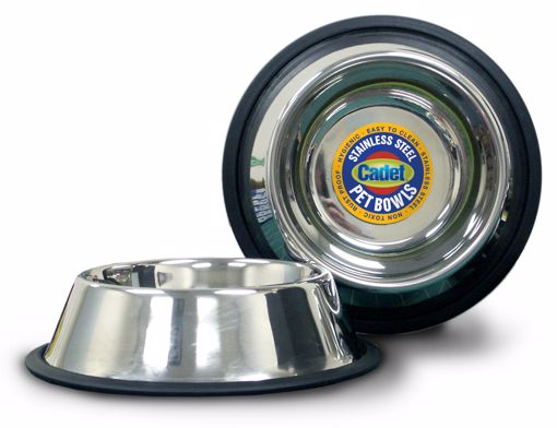 Picture of 64 OZ. NON-SPILL STAINLESS STEEL PET BOWL