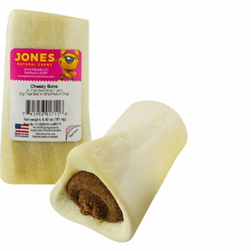 Picture of 4 IN. CHEESE AND BACON FLAVORED FILLED BONE - SHRINK WRAPPED