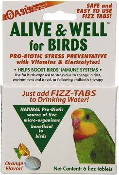 Picture of ALIVE & WELL FOR BIRDS STRESS PREVENTATIVE & PRO-BIOTIC TABS