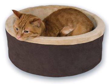 Picture of 20 IN. LG. 4 WATT THERMO KITTY BED - MOCHA
