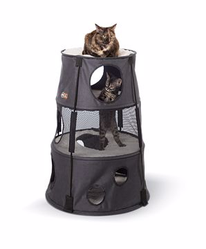 Picture of 22X30 IN. KITTY TOWER CLASSY - GRAY