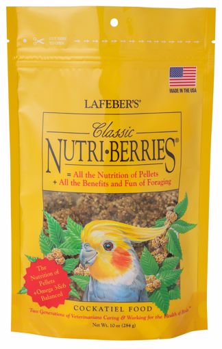 Picture of 10 OZ. CLASSIC NUTRI-BERRIES COCKATIEL FOOD