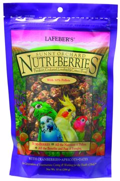 Picture of 10 OZ. SUNNY ORCHARD NUTRI-BERRIES COCKATIEL FOOD